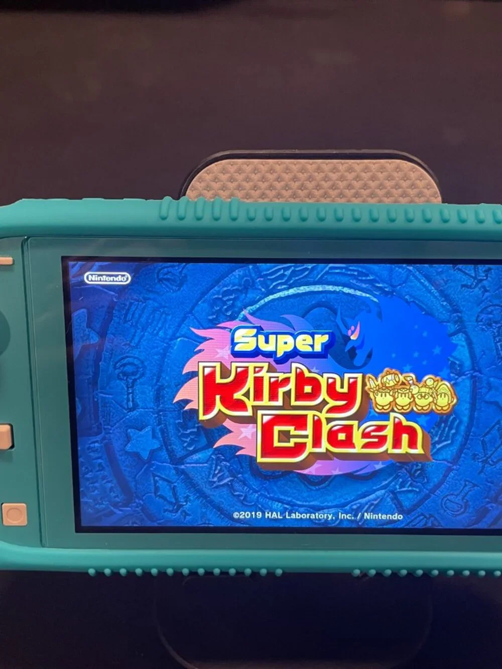 Nintendo Switch Lite Blue With Grip Case And Accessories